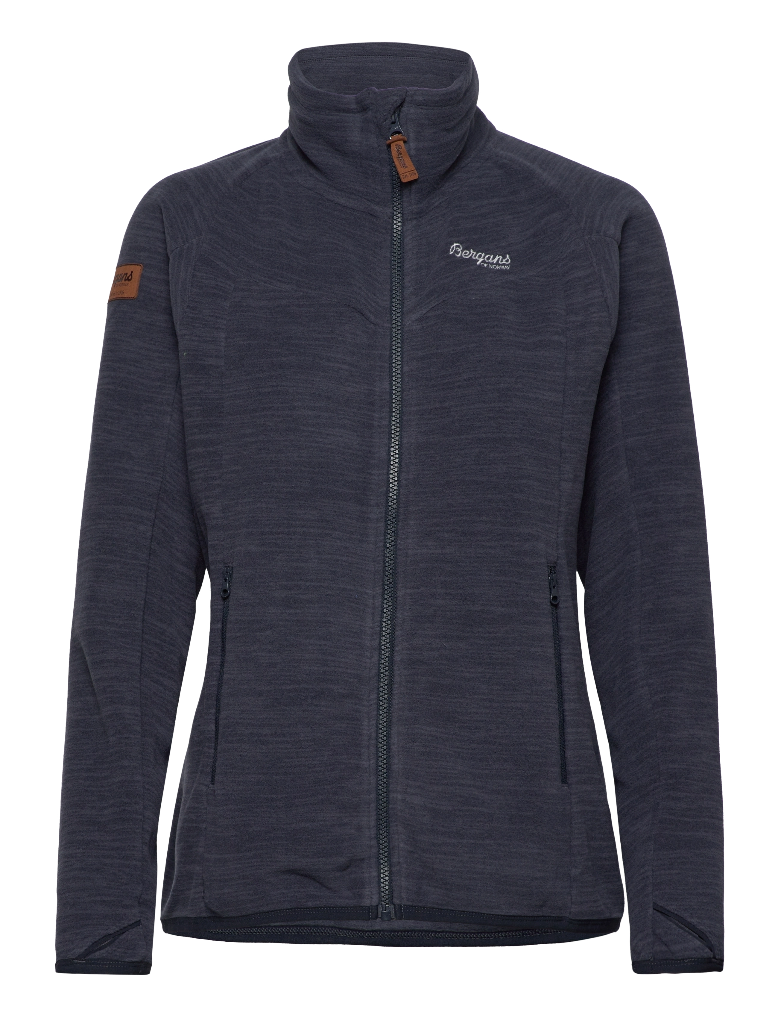 Bergans Hareid Fleece W Jacket NoHood - Fleece & Midlayer - DARK NAVY / navy