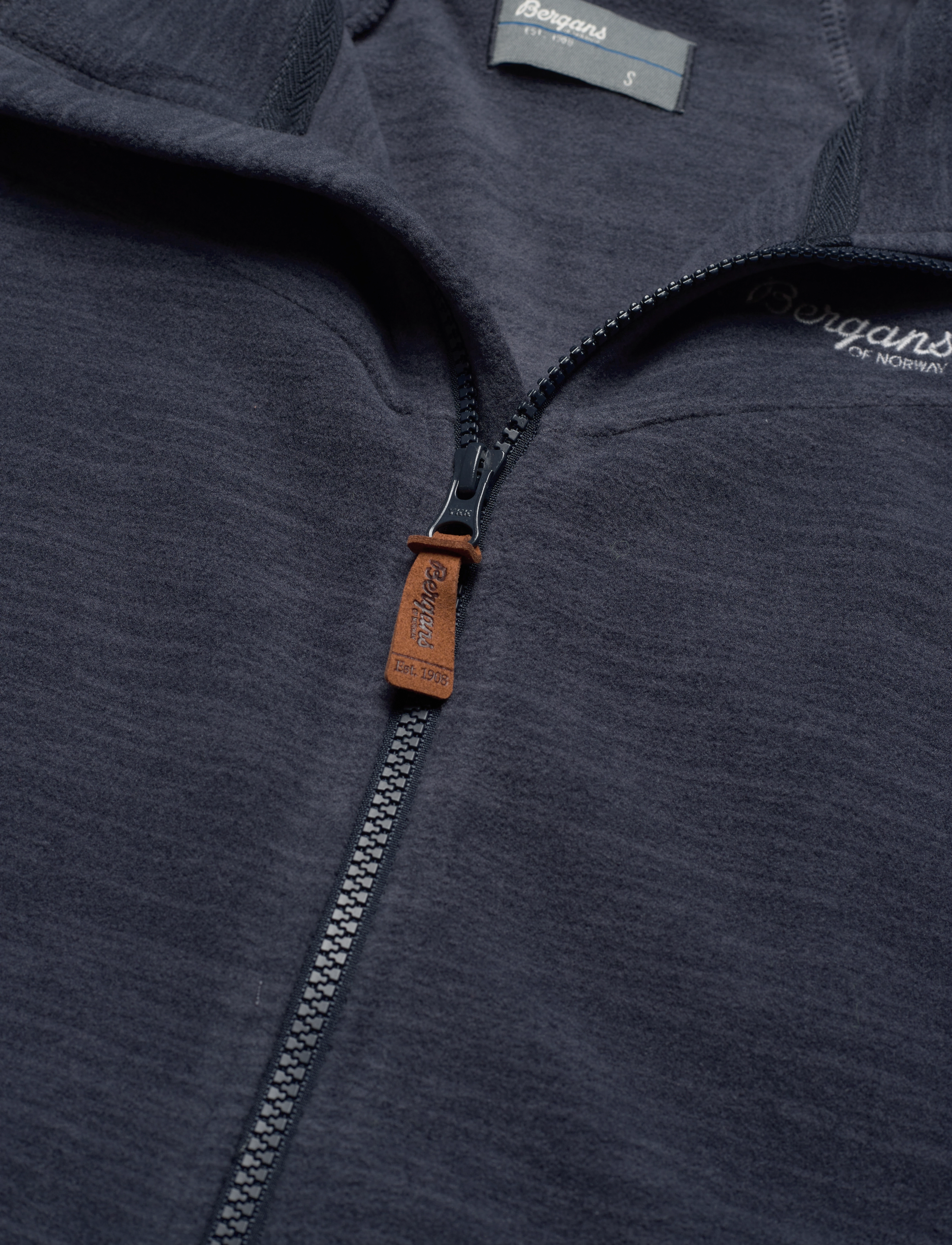 Bergans - Hareid Fleece W Jacket NoHood - augšējais apģērbs - dark navy - 2