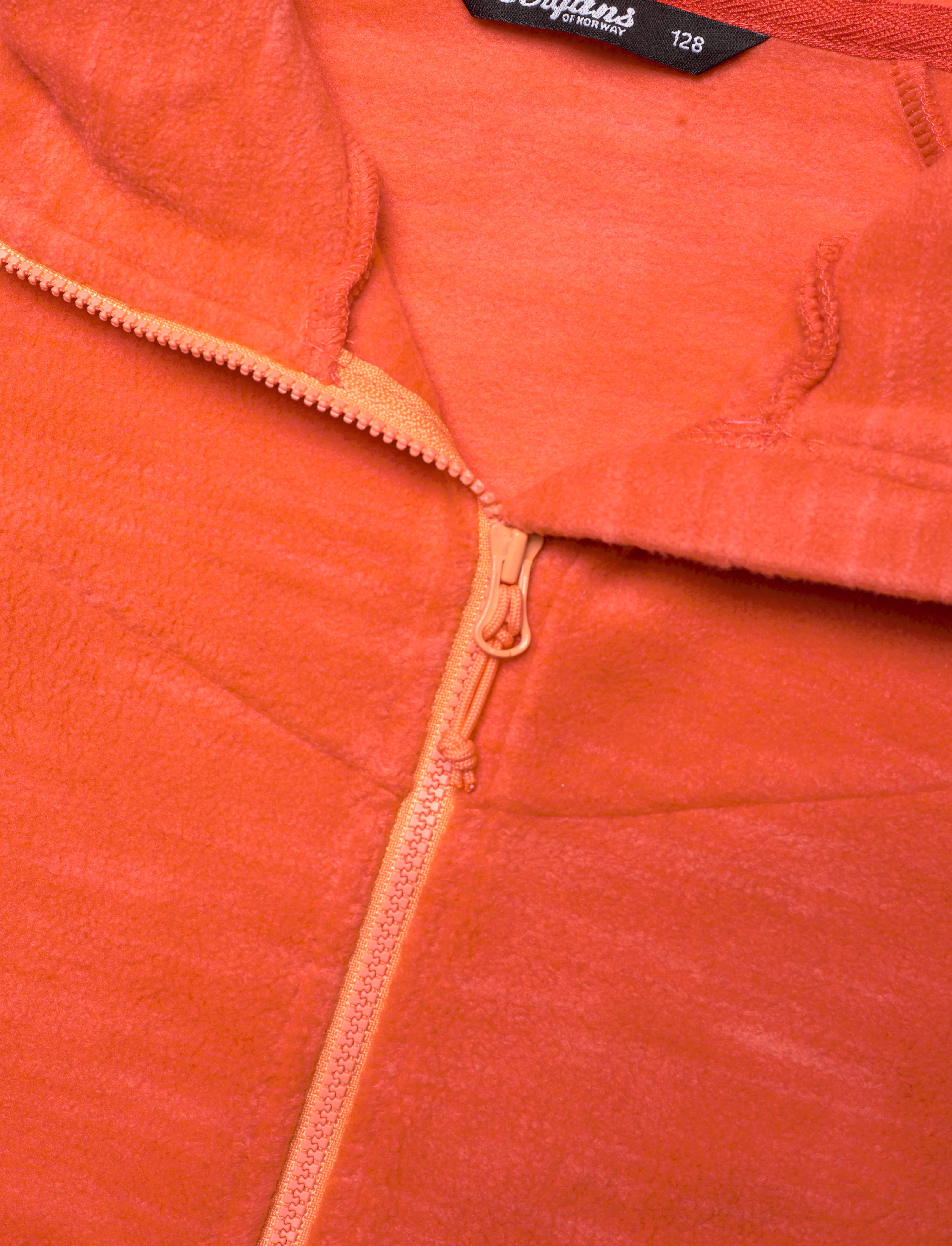 Bergans - Hareid Youth Girl Jacket Brick 128 - brick - 2