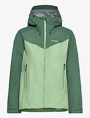 Bergans - Skar Light 3L Shell Jacket Women - outdoor & rain jackets - light jade green/dark jade green - 0