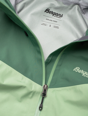 Bergans - Skar Light 3L Shell Jacket Women - outdoor & rain jackets - light jade green/dark jade green - 2