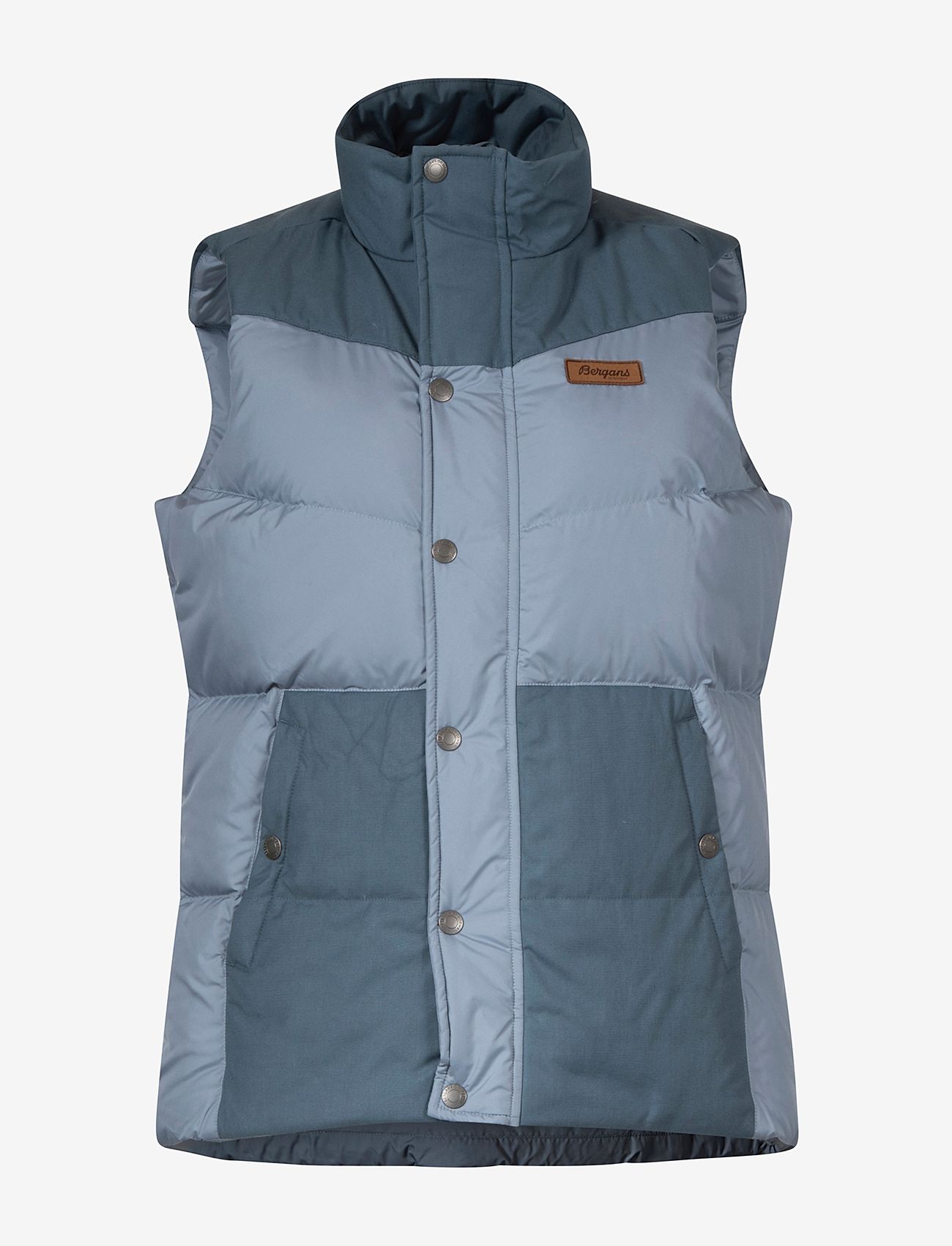 Bergans - Nordmarka Outdoor Down Vest Women - puffer vests - husky blue/orion blue - 0