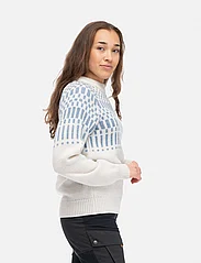 Bergans - Nordmarka Merino Jumper Women - tröjor - vanilla white/husky blue - 5