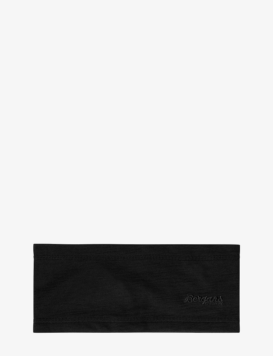 Bergans - Bergans Wool Headband - peapaelad - black - 0