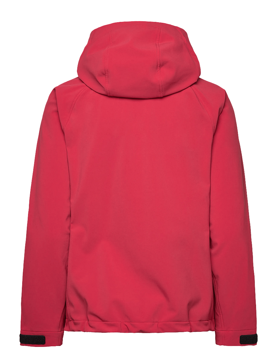 Bergans - Vaagaa Softshell Jacket Hood Women - Āra jakas - crimson red - 1