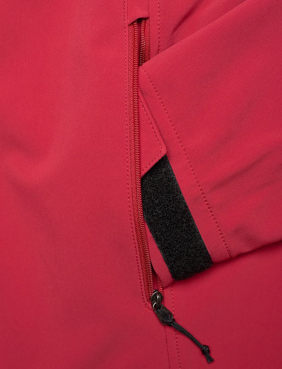 Bergans - Vaagaa Softshell Jacket Hood Women - Āra jakas - crimson red - 3