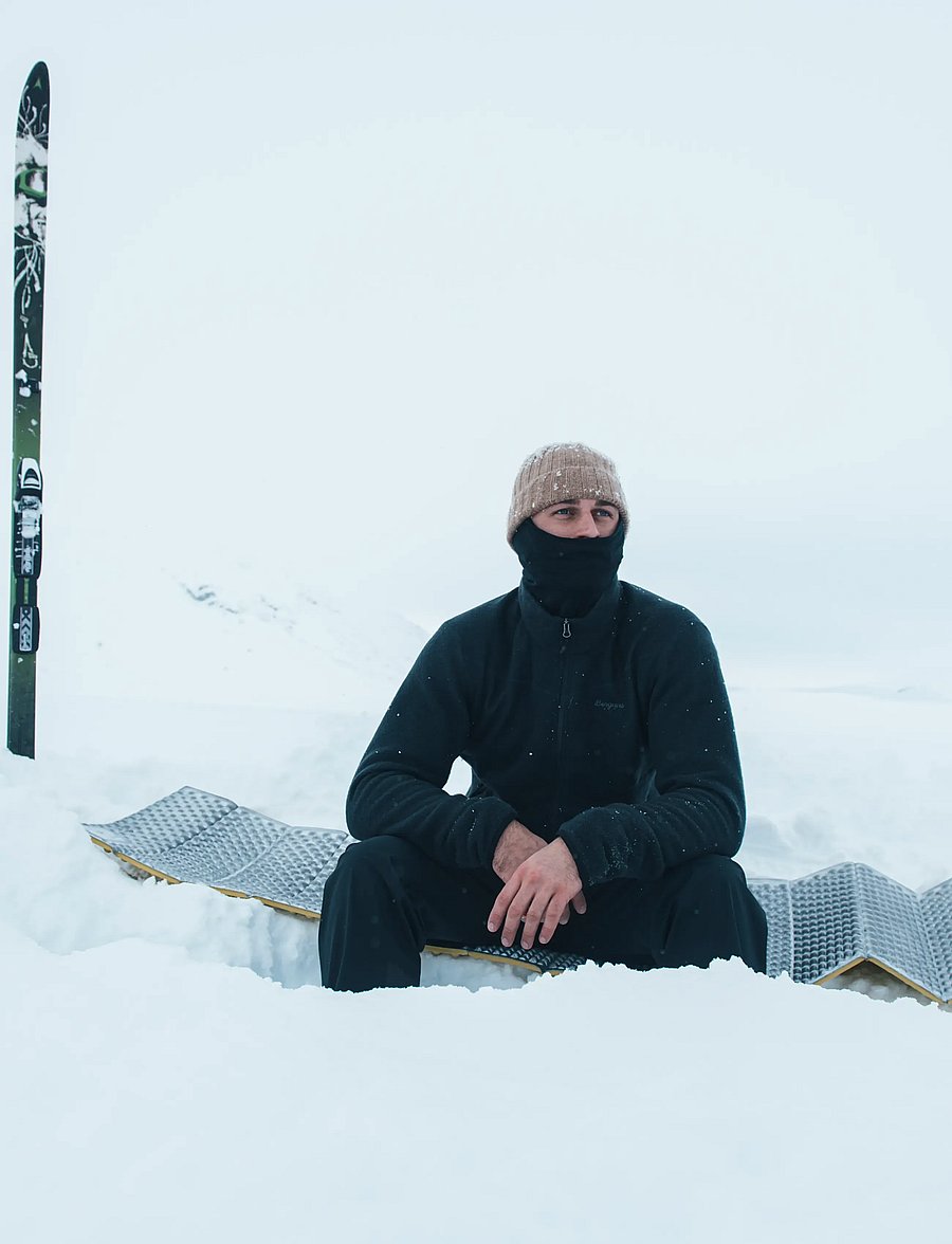 Bergans - Bergans Wool Balaclava - balaklavos - black - 0