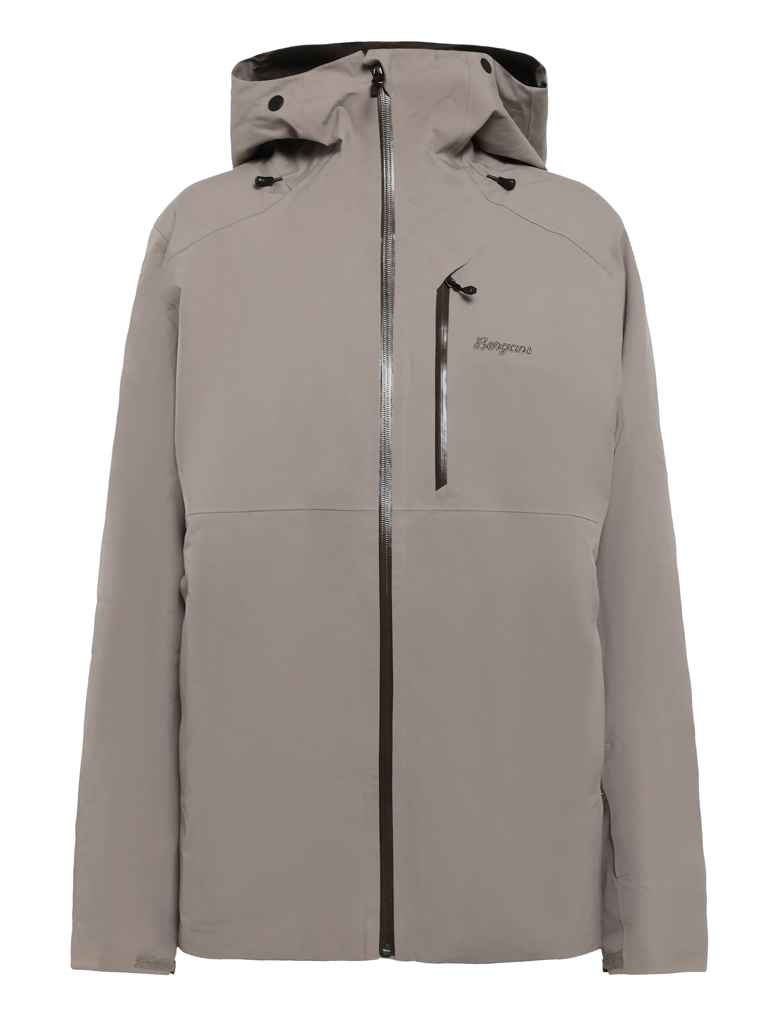 Bergans Oppdal Insulated Shell Jacket Men - Skijakker - ROCK TAUPE / brown