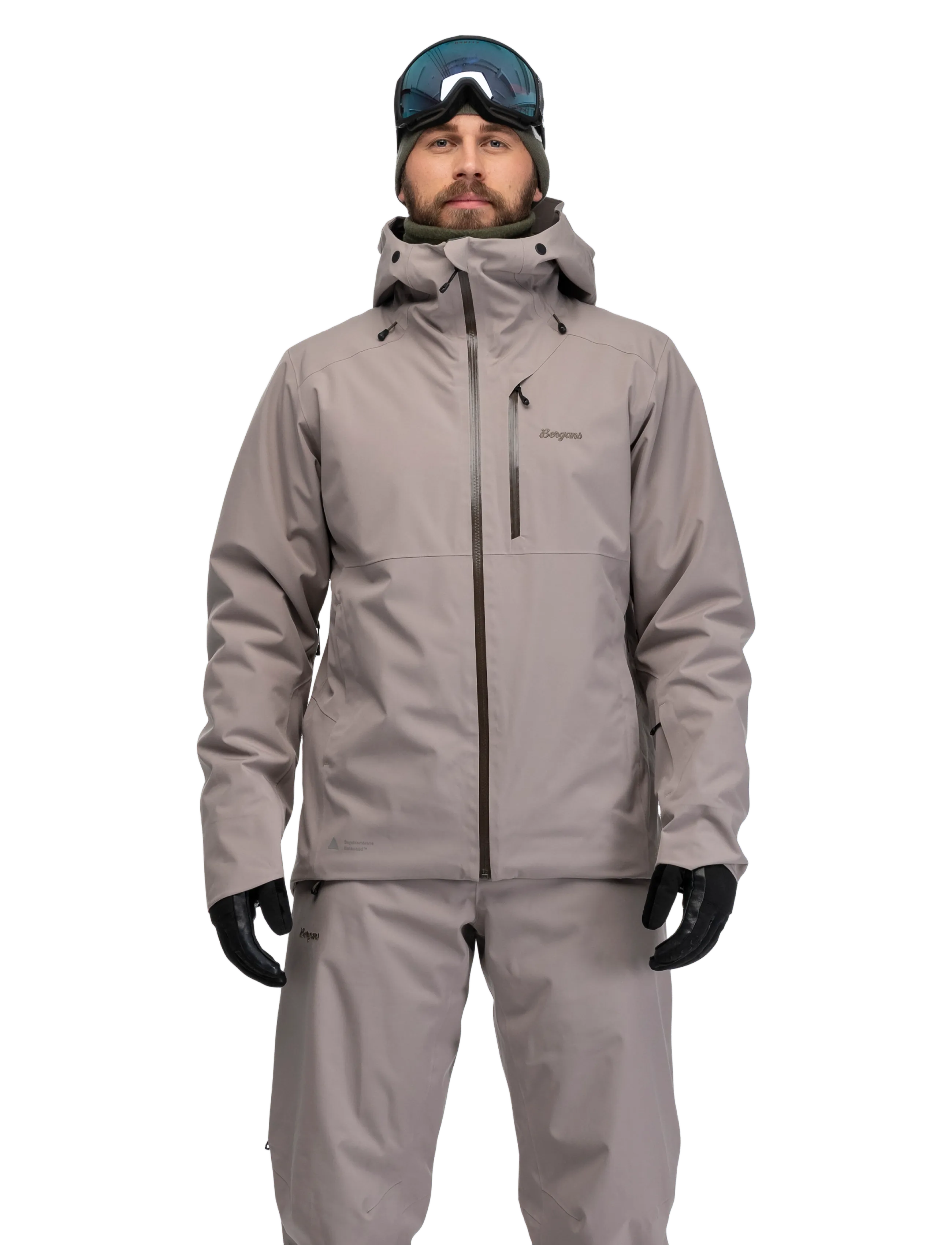 Bergans - Oppdal Insulated Shell Jacket Men - rock taupe - 3