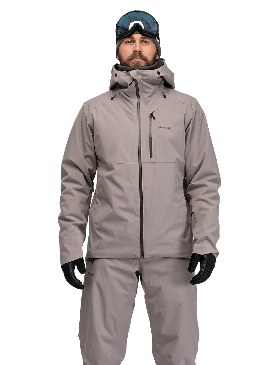 Bergans - Oppdal Insulated Shell Jacket Men - skijacken - rock taupe - 3
