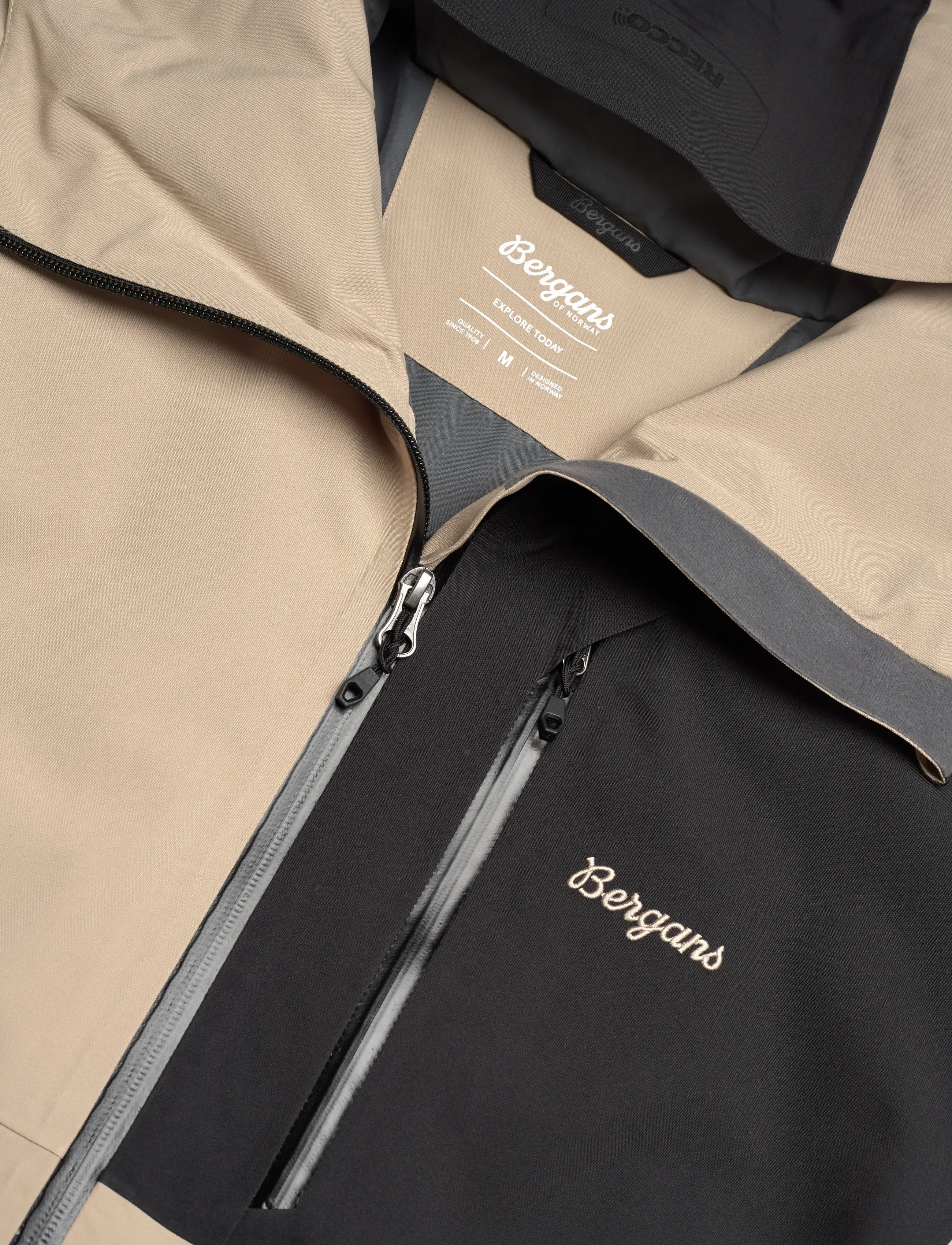 Bergans - Oppdal Insulated Shell Jacket Men - skijakker - sandstone/black - 2