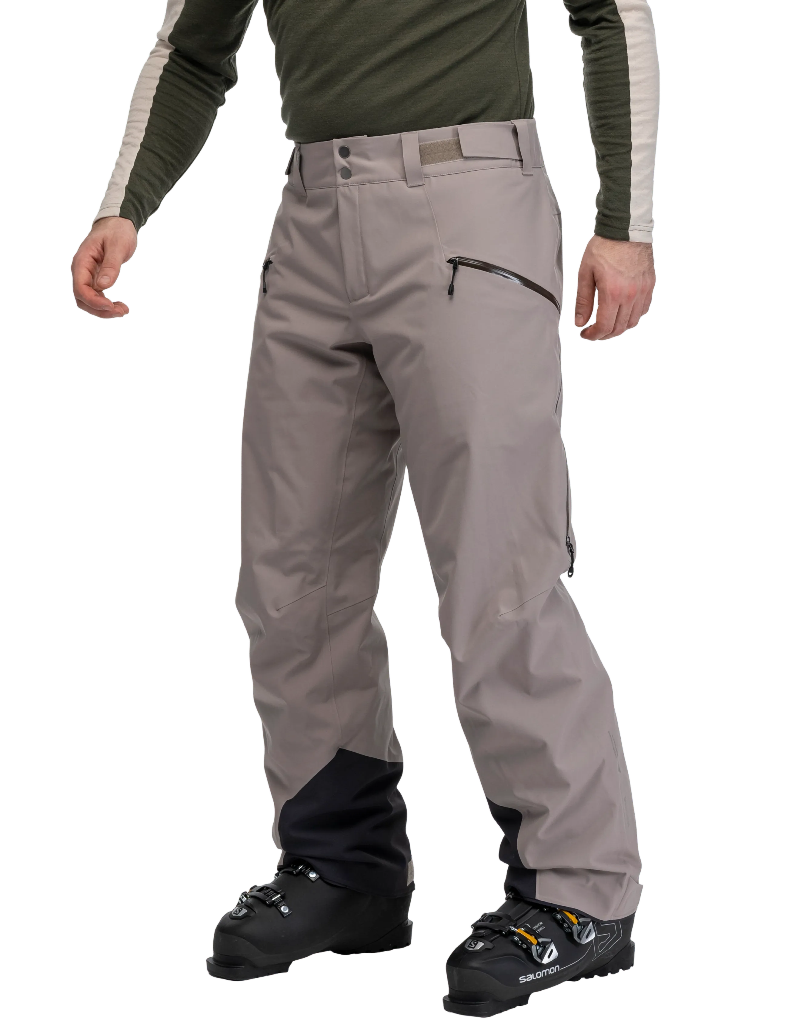 Bergans Oppdal Insulated Shell Pants Men, Mænd, Isolerede Skalbukser, Brun, Str: S