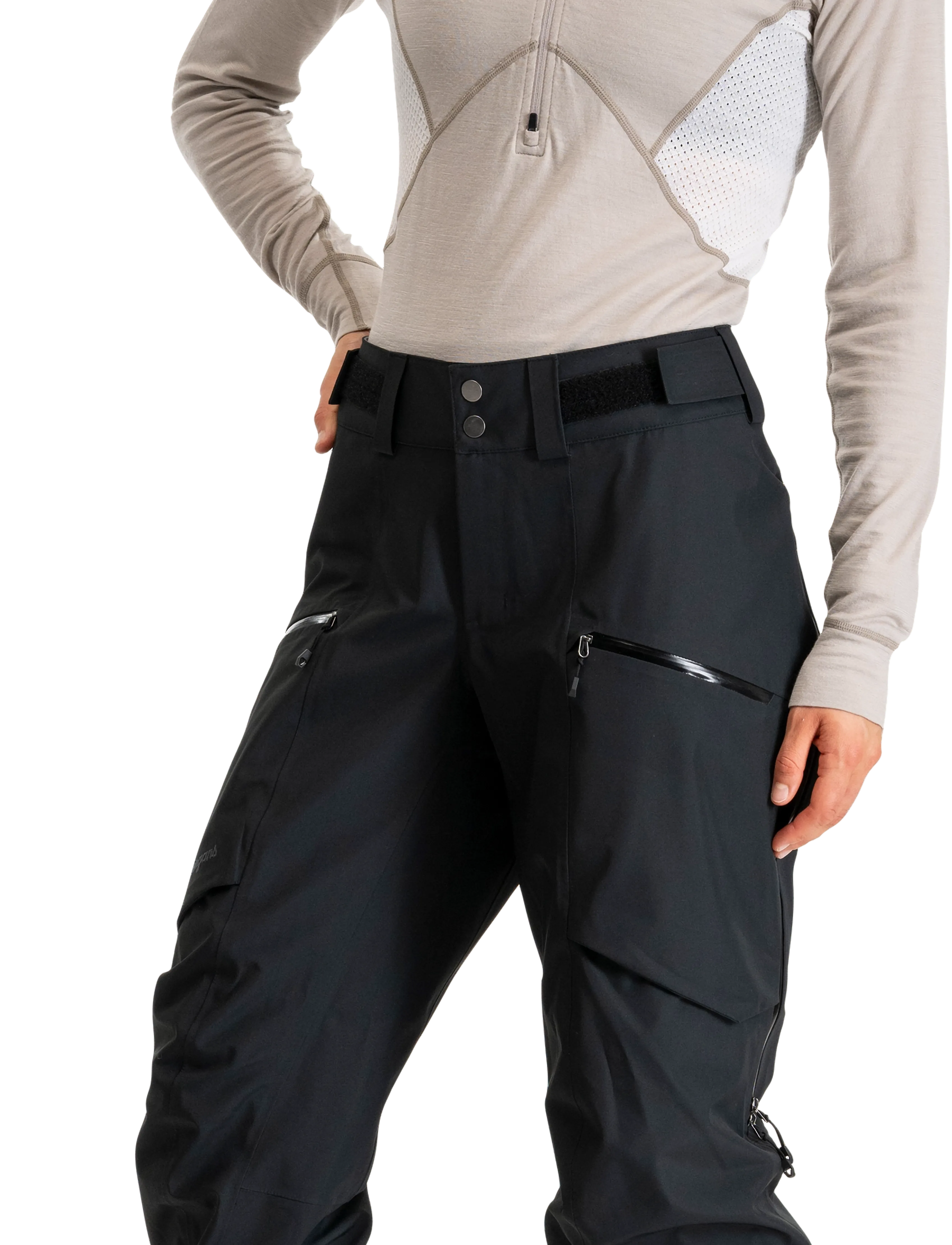 Bergans - Oppdal Insulated Shell Pants Women - ski wear - black - 0