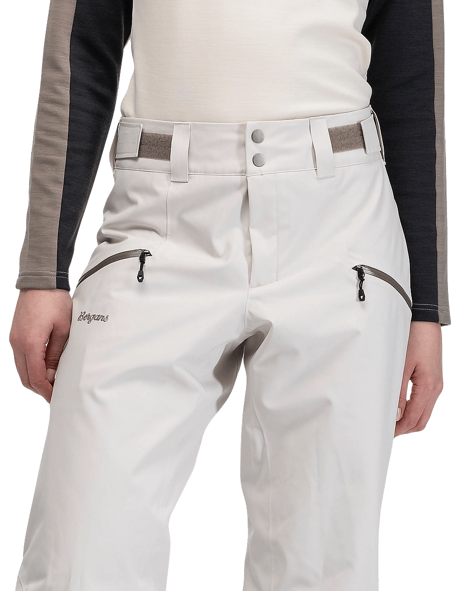 Bergans - Oppdal Insulated Shell Pants Women - suusariietus - bone white - 0
