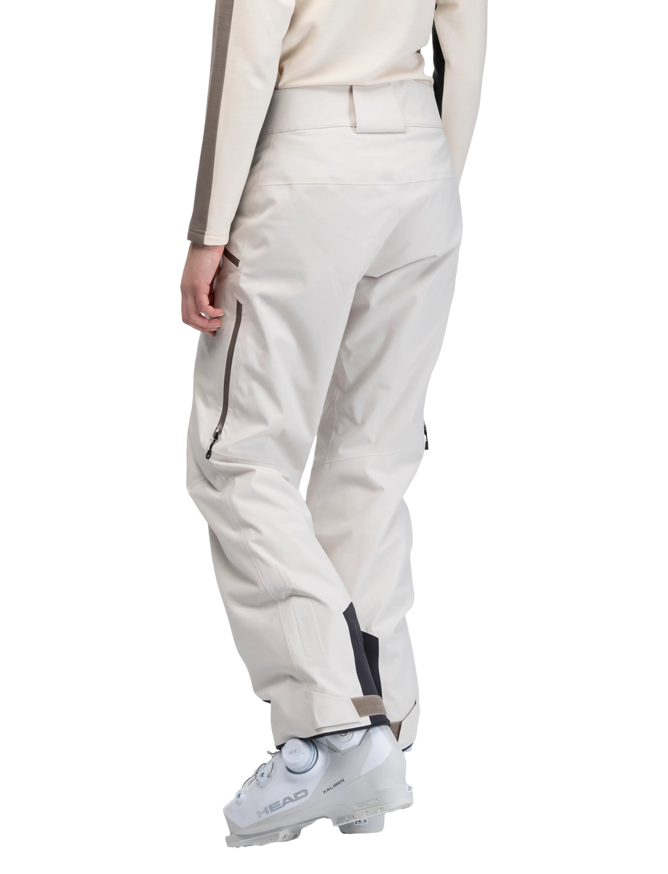 Bergans - Oppdal Insulated Shell Pants Women - suusariietus - bone white - 2