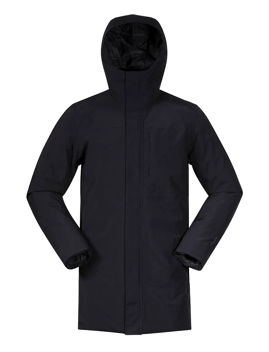 Bergans - Oslo Downshell 2L Parka Men - parkasjackor - black - 1