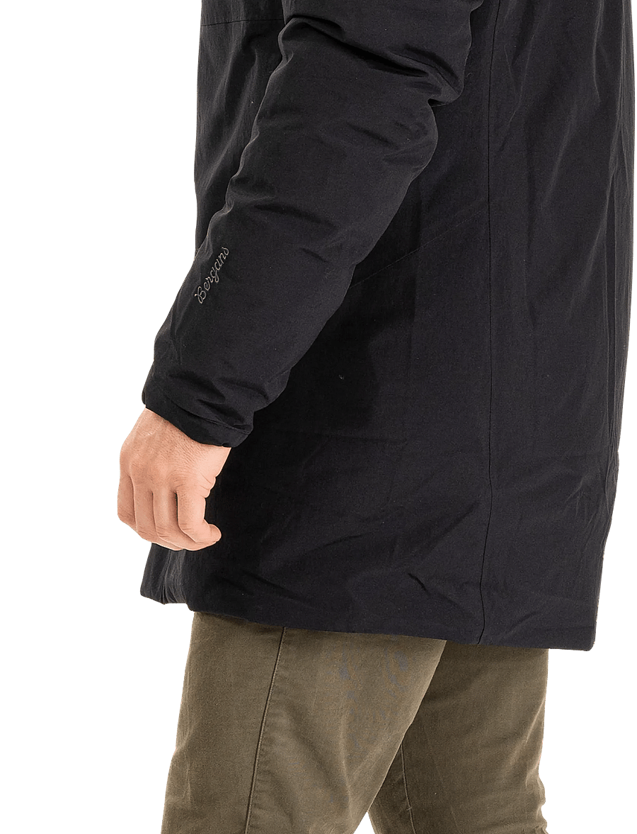 Bergans - Oslo Downshell 2L Parka Men - parkasjackor - black - 2