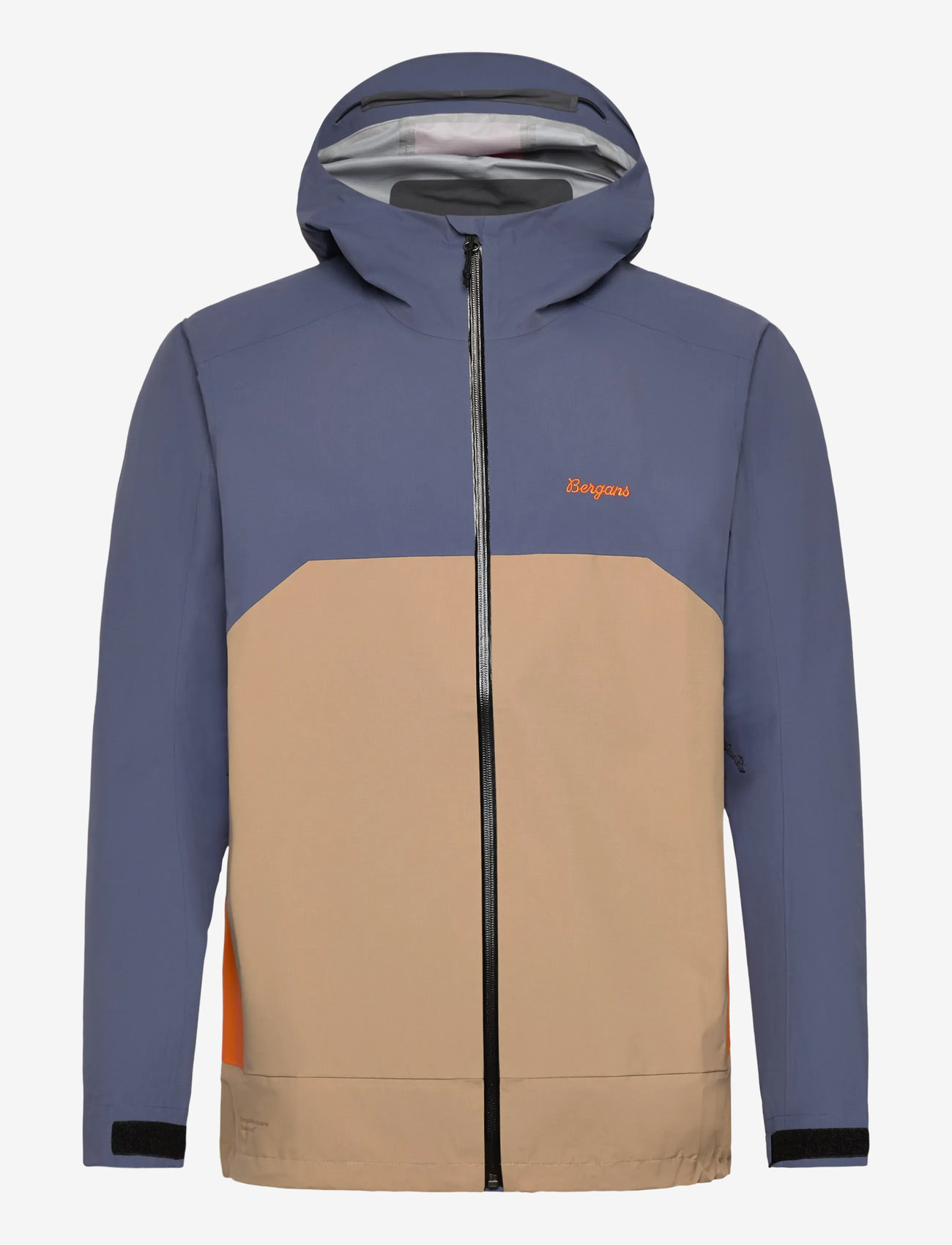 Bergans - Vaagaa 3L Shell Jacket Men - outdoor- & regenjacken - granite blue/warm sand/alert orange - 0