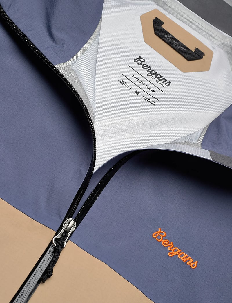 Bergans - Vaagaa 3L Shell Jacket Men - outdoor jacken - granite blue/warm sand/alert orange - 2