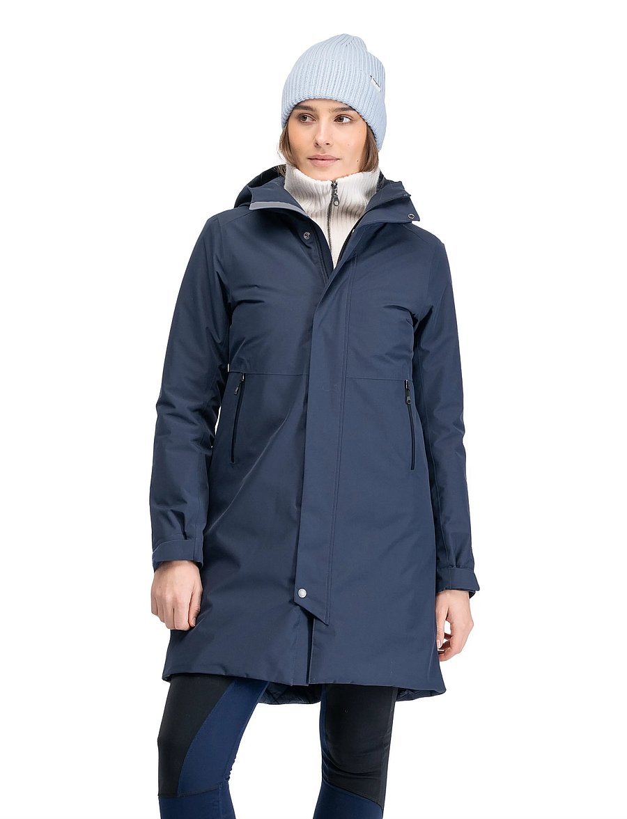 Bergans - Urban Insulated Shell Coat Women - sulejoped ja voodriga joped - dark navy - 0