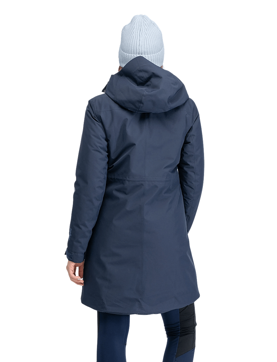 Bergans - Urban Insulated Shell Coat Women - sulejoped ja voodriga joped - dark navy - 4