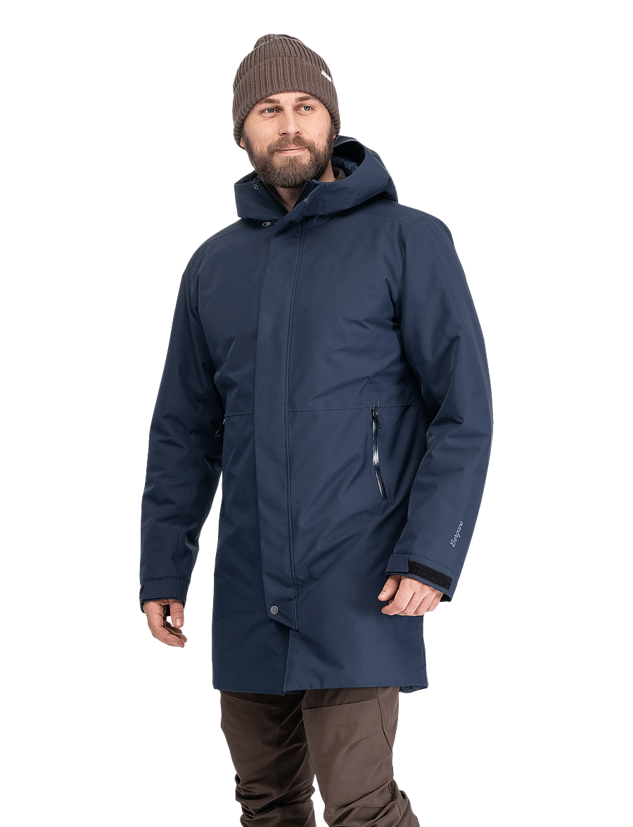 Bergans - Oslo Insulated Shell Coat Men - dark navy - 0