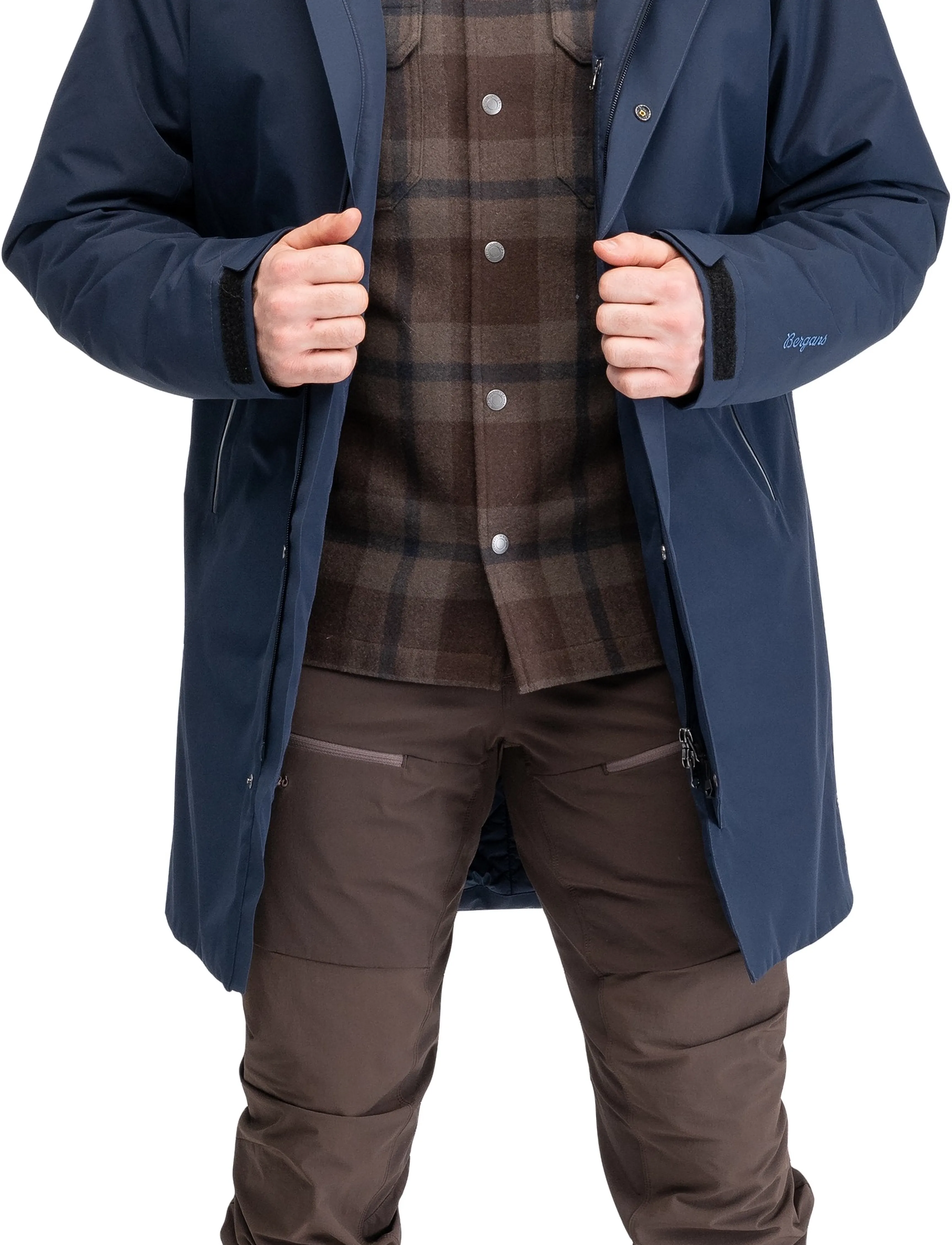 Bergans - Oslo Insulated Shell Coat Men - dark navy - 3