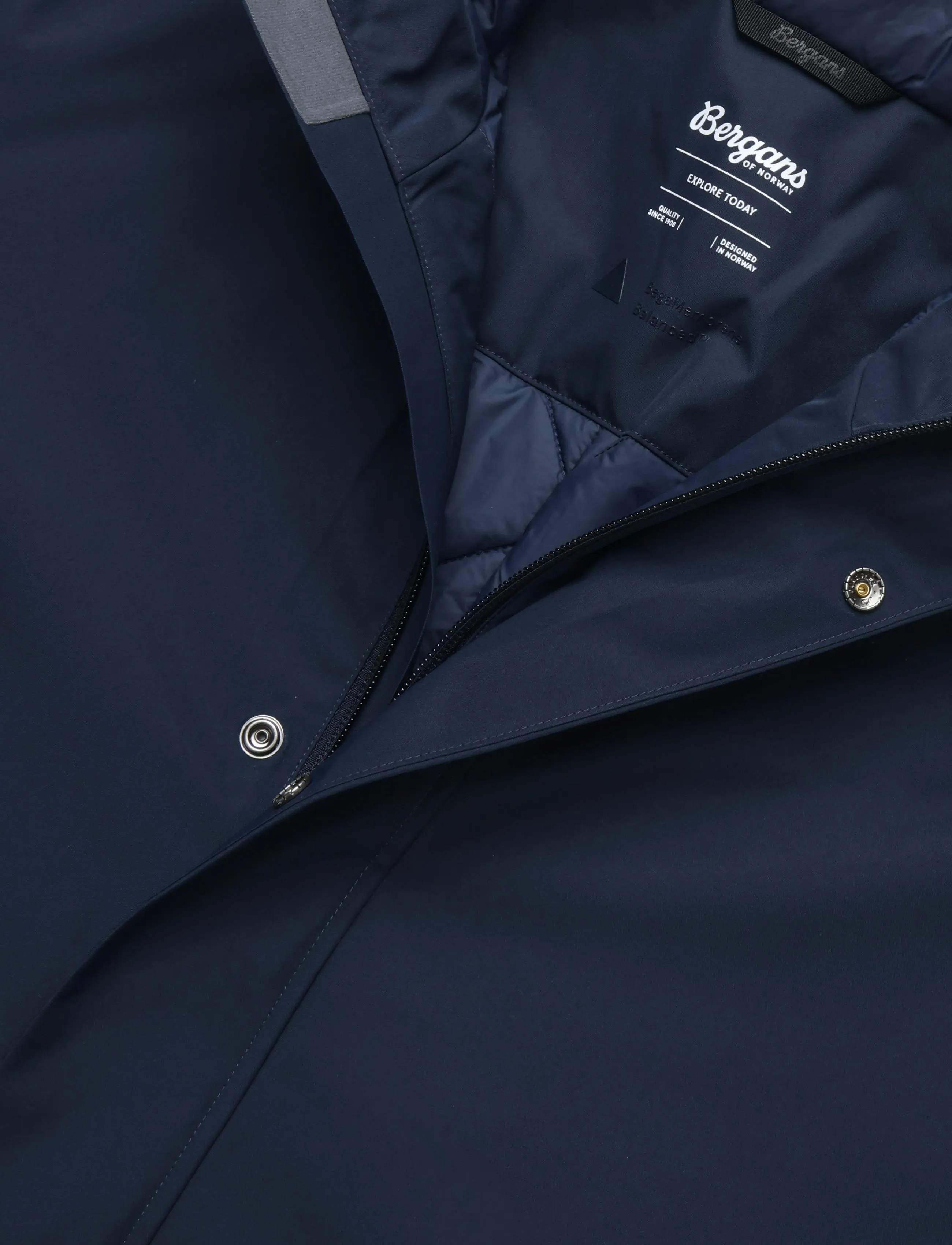 Bergans - Oslo Insulated Shell Coat Men - daunenjacken - dark navy - 5