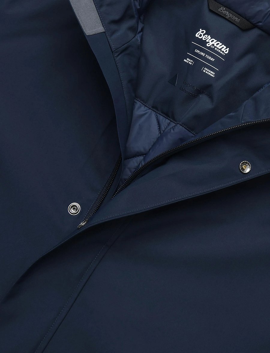 Bergans - Oslo Insulated Shell Coat Men - daunenjacken - dark navy - 5