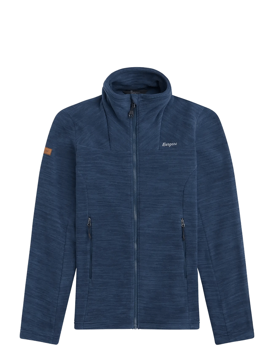 Bergans - Hareid Fleece Jacket Women - outdoor jackets - navy blue - 0