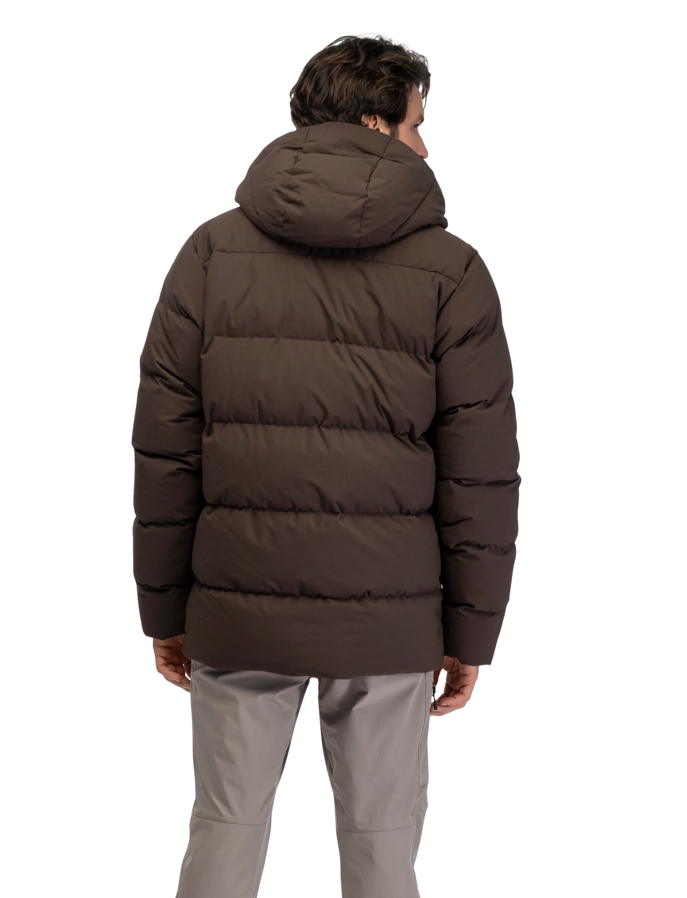 Bergans - Dyna Down Hood Jacket Men - daunenjacken - dark chocolate - 2