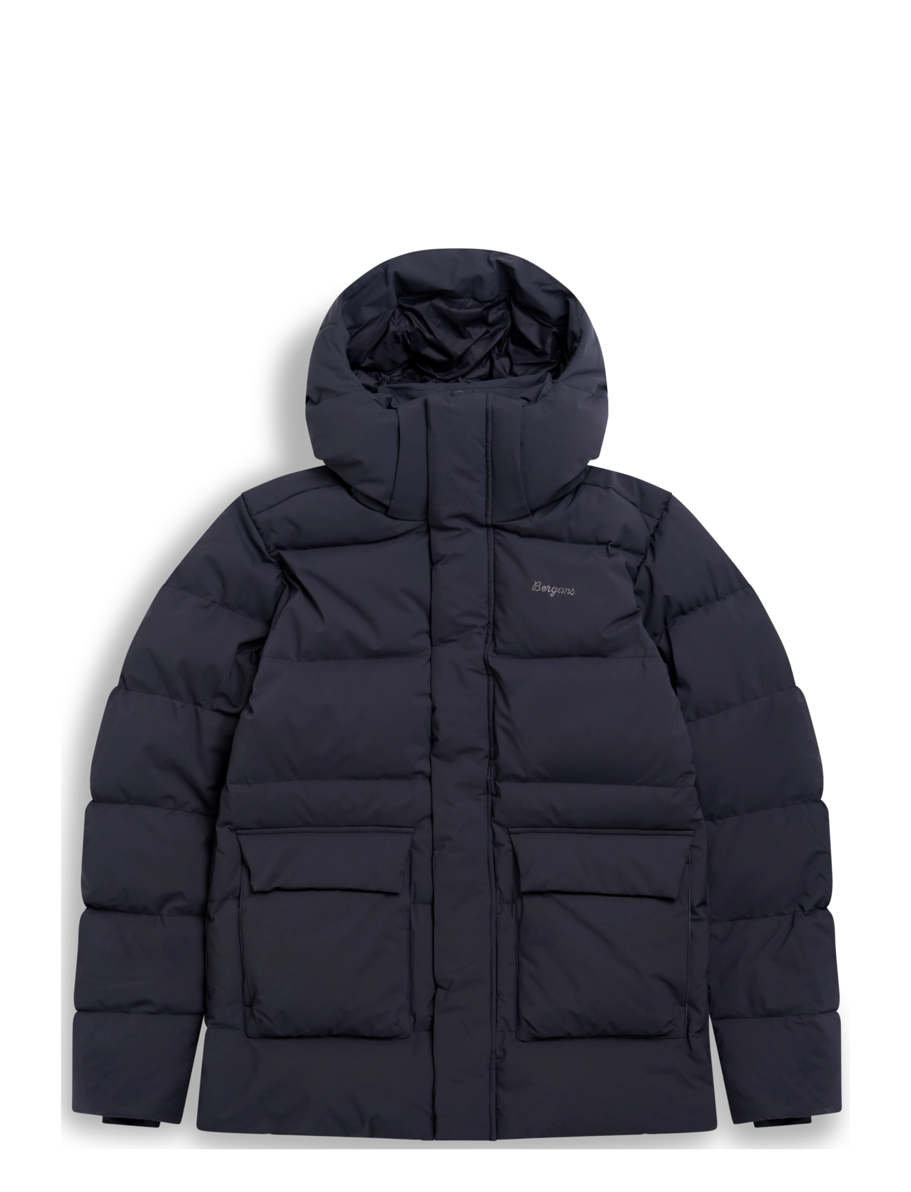 Bergans Dyna Down Hood Jacket Men - Kleidung - DARK SHADOW GREY / black