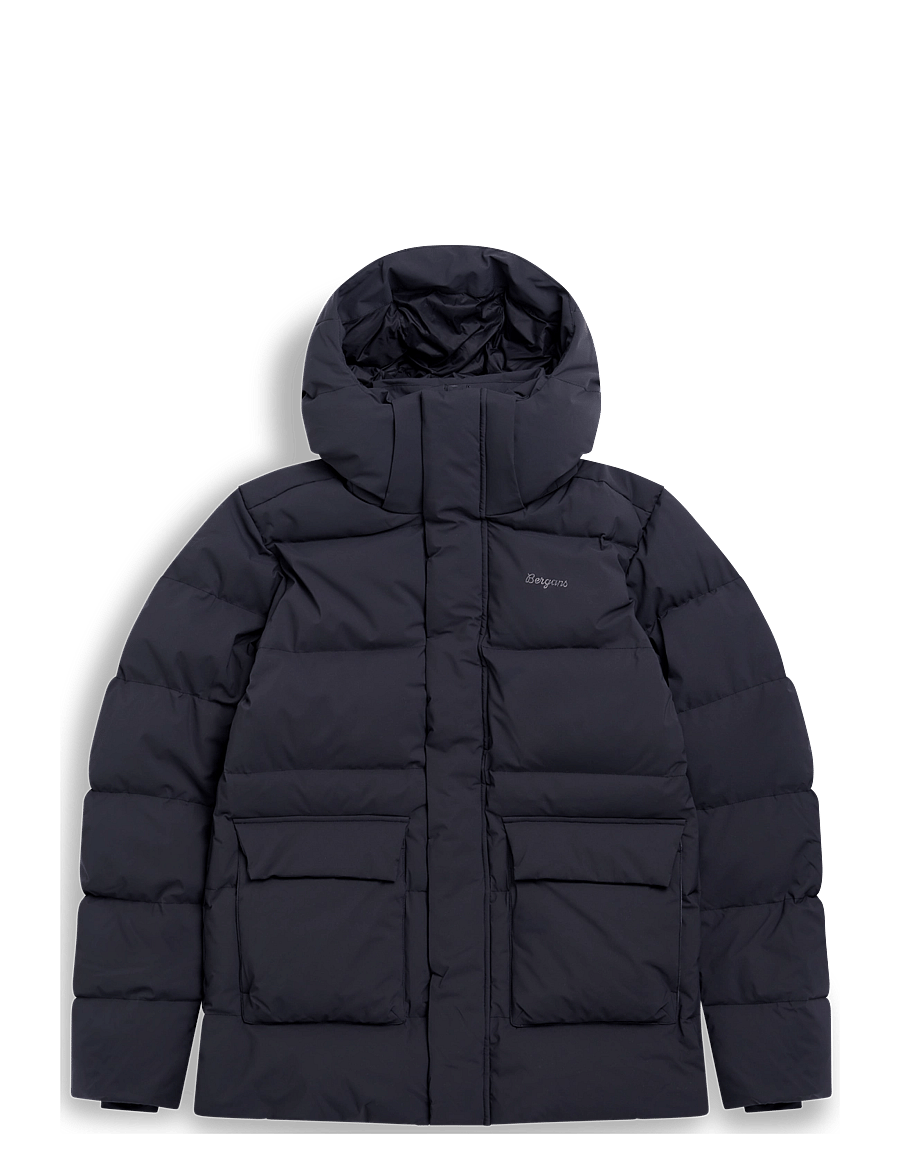 Bergans - Dyna Down Hood Jacket Men - daunenjacken - dark shadow grey - 1