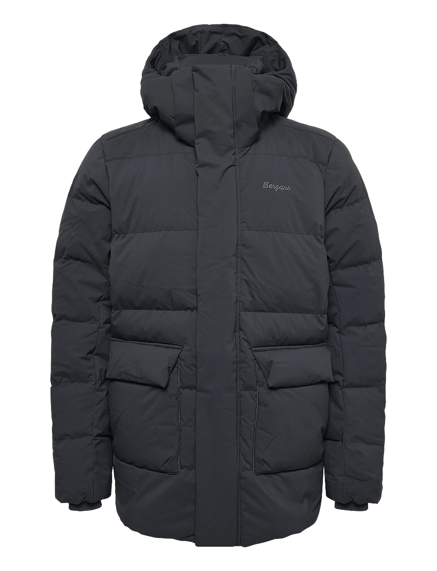 Bergans - Dyna Down Hood Jacket Men - sulejoped ja voodriga joped - dark shadow grey - 1