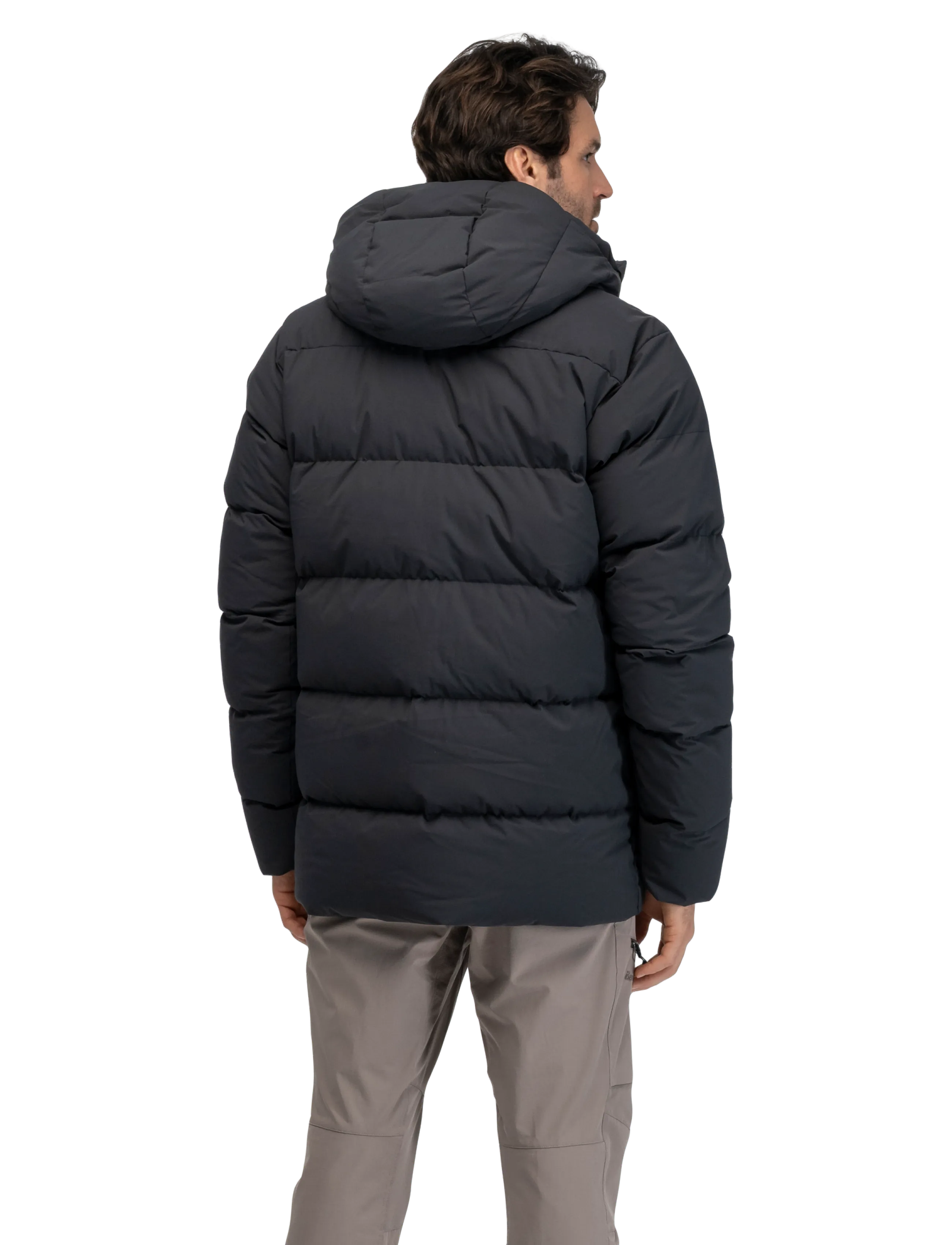 Bergans - Dyna Down Hood Jacket Men - daunenjacken - dark shadow grey - 3