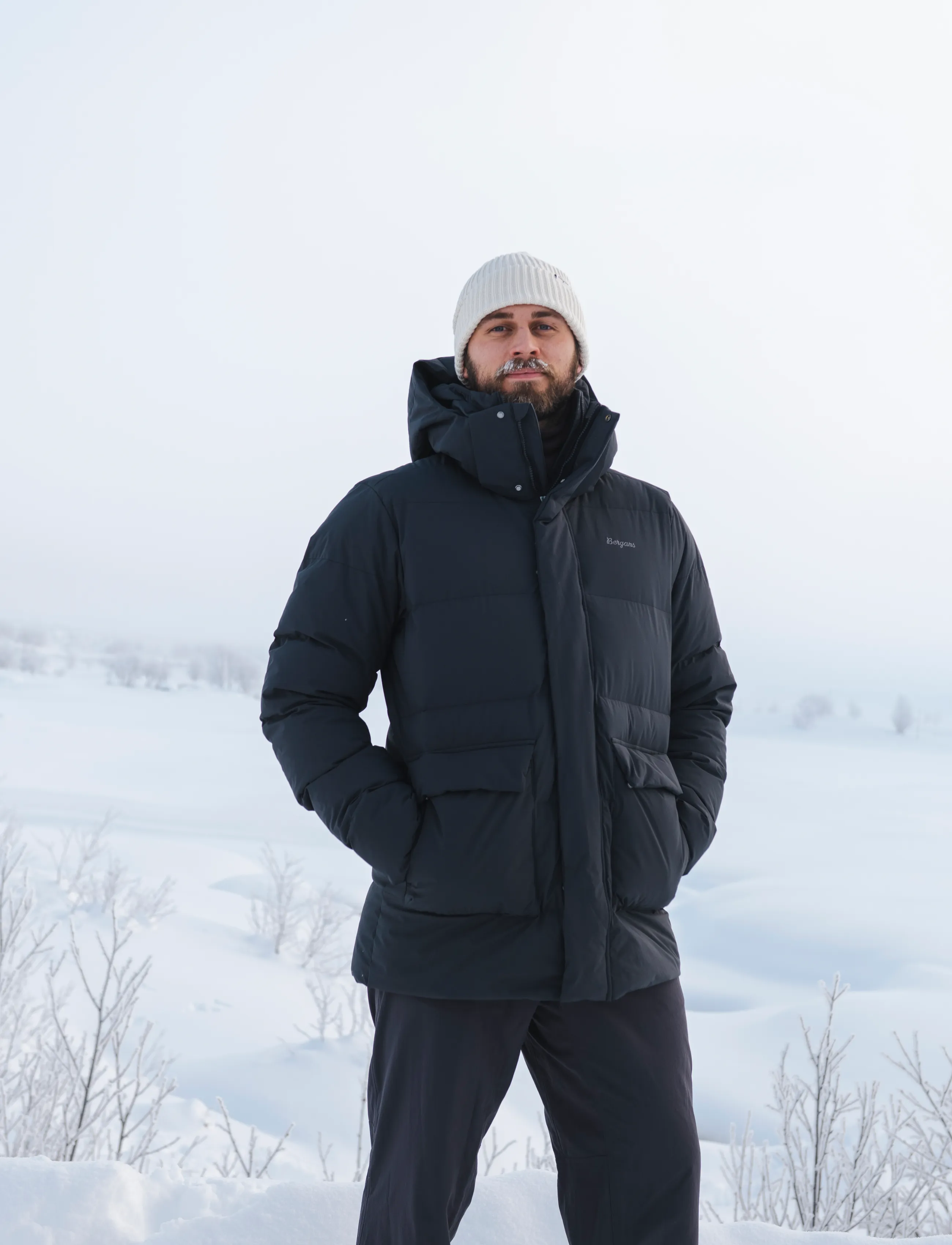 Bergans - Dyna Down Hood Jacket Men - daunenjacken - dark shadow grey - 4