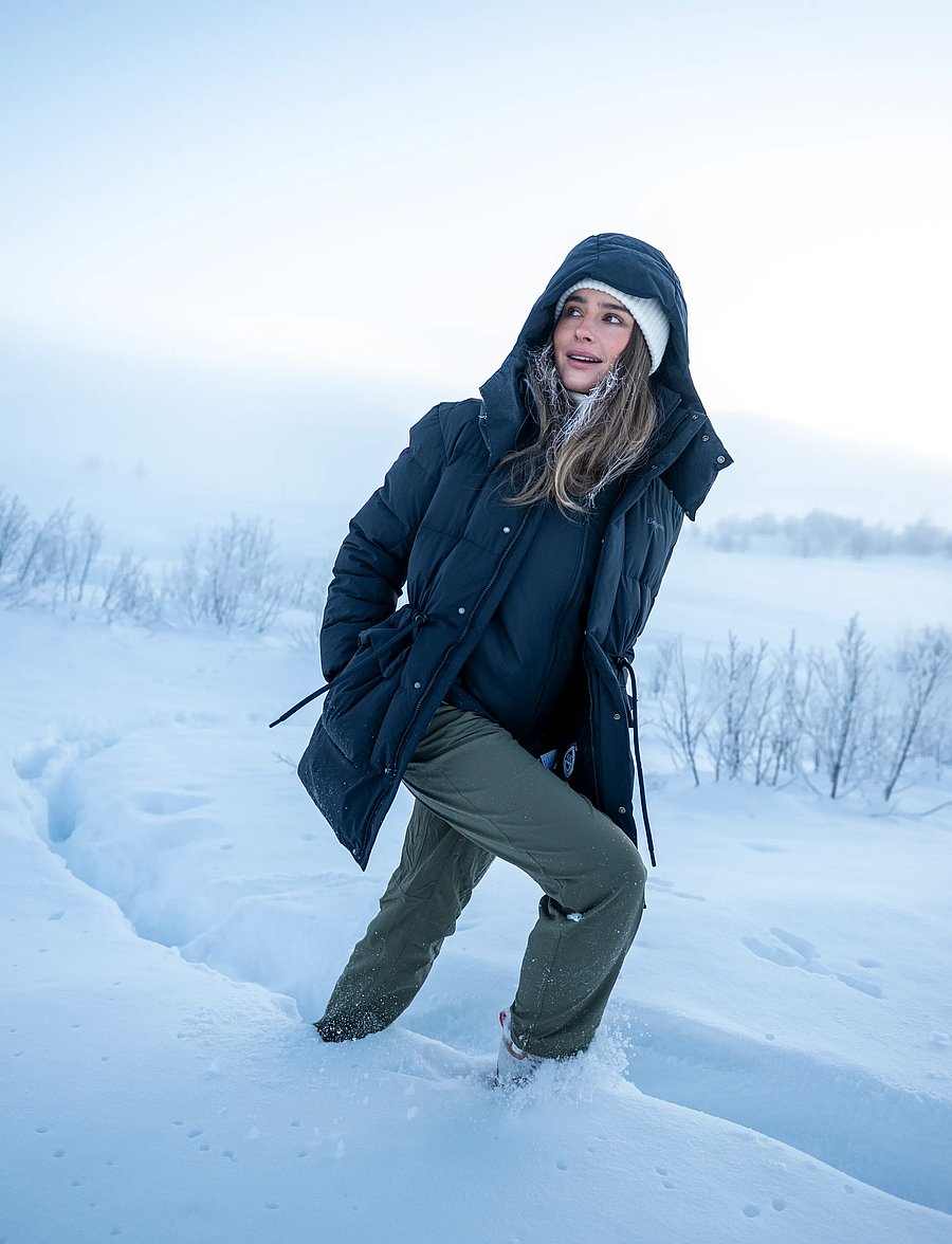 Bergans - Dyna Down Hood Jacket Women - winterjacken - dark shadow grey - 0