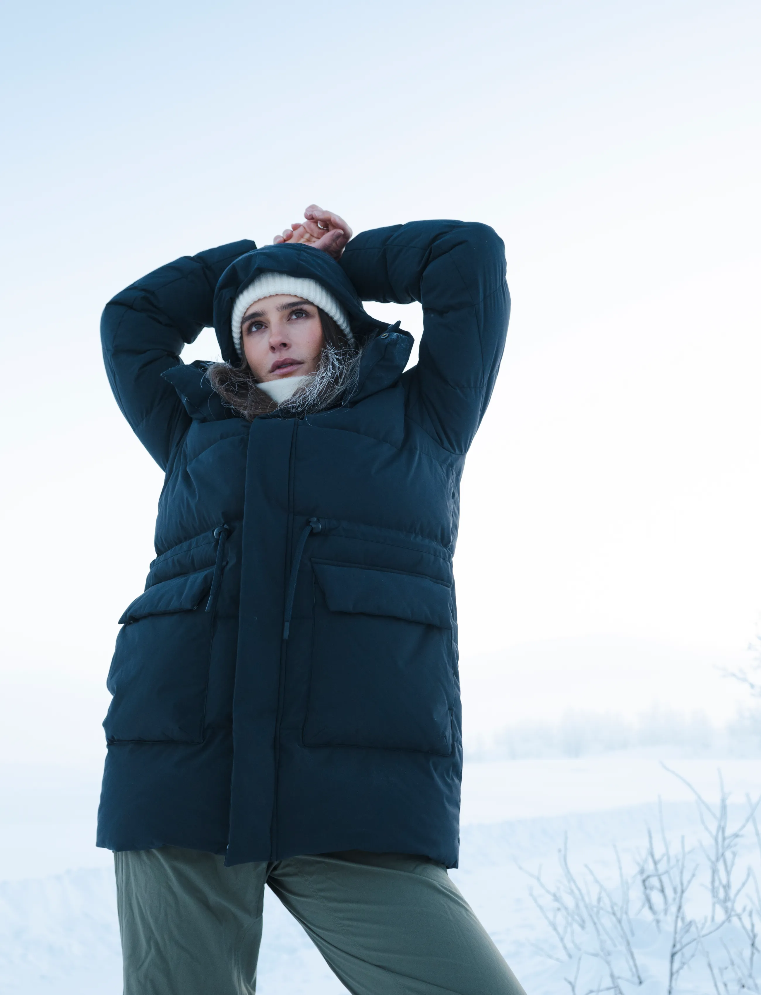 Bergans - Dyna Down Hood Jacket Women - winterjacken - dark shadow grey - 3