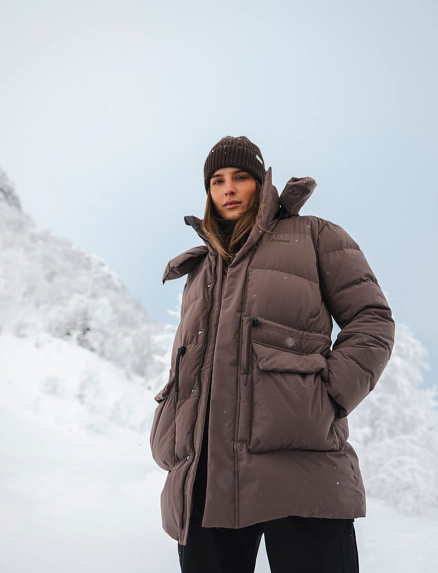 Bergans - Dyna Down Hood Jacket Women - winterjacken - hot cocoa - 0