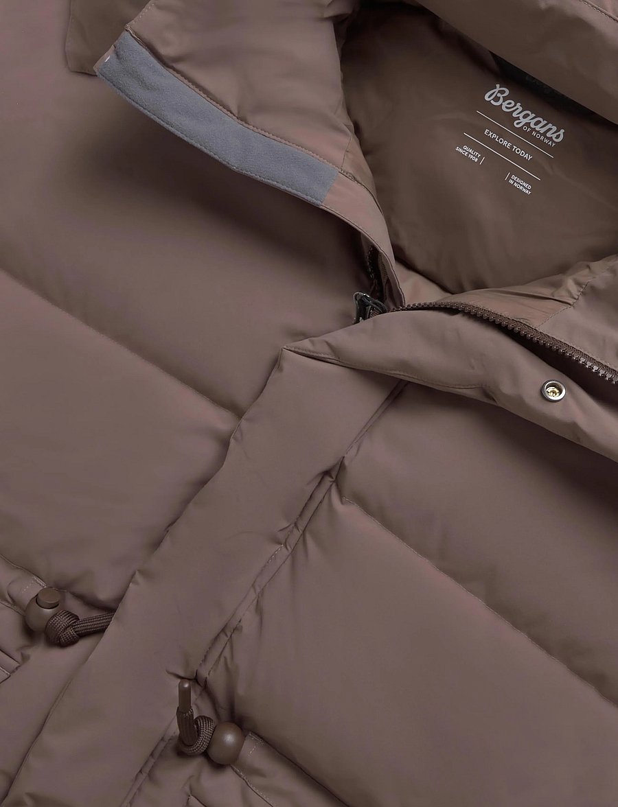 Bergans - Dyna Down Hood Jacket Women - winterjacken - hot cocoa - 4