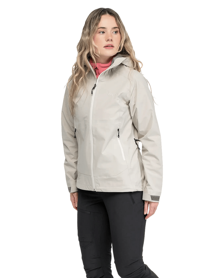 Bergans - Essentials 3L Shell Jacket Women - friluftsjakker - coastal sand - 0