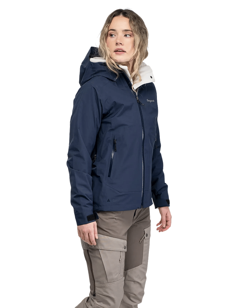 Bergans - Essentials 3L Shell Jacket Women - outdoor jacken - navy blue - 0