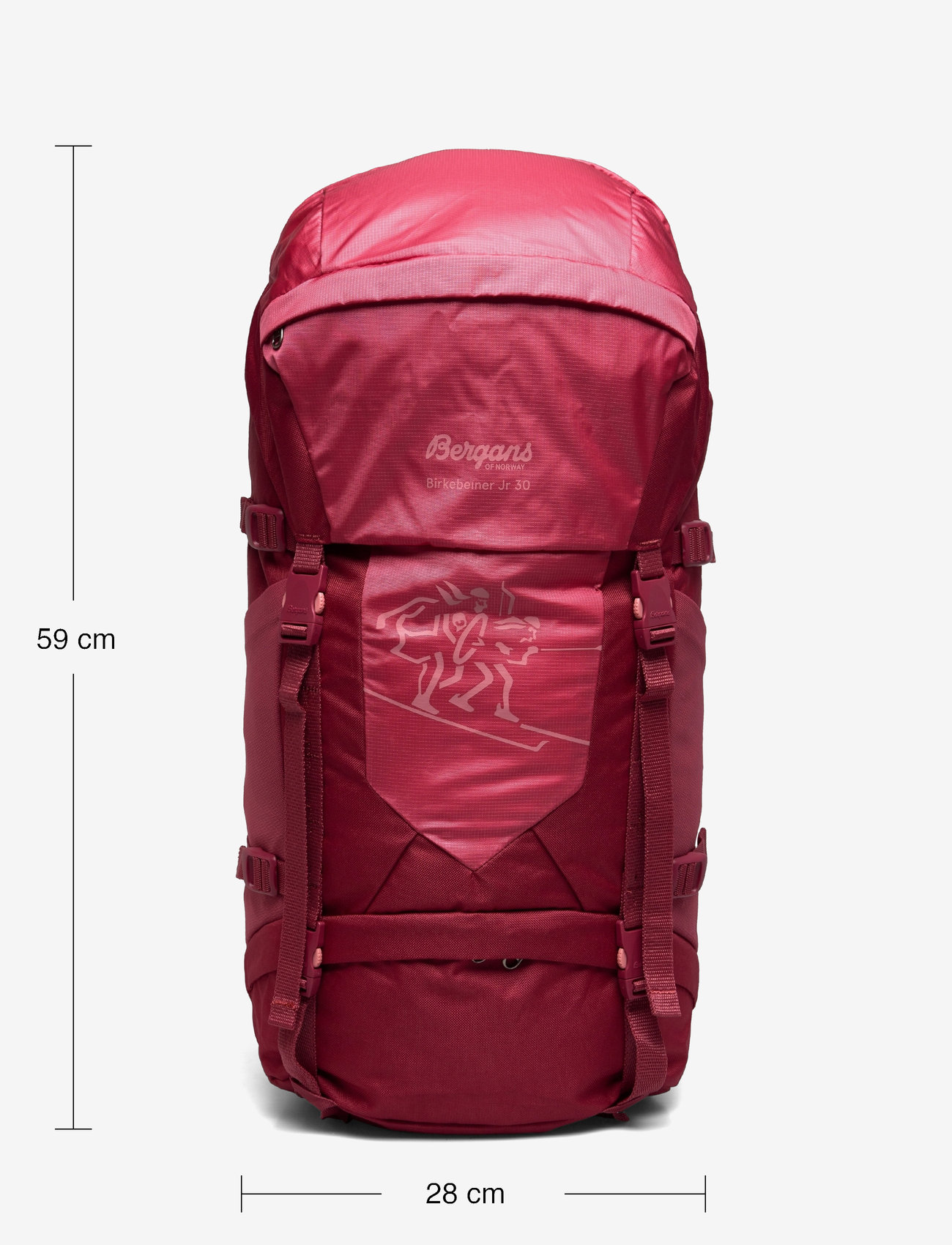 Bergans - Birkebeiner Jr 30 - dark creamy rouge/creamy rouge - 4