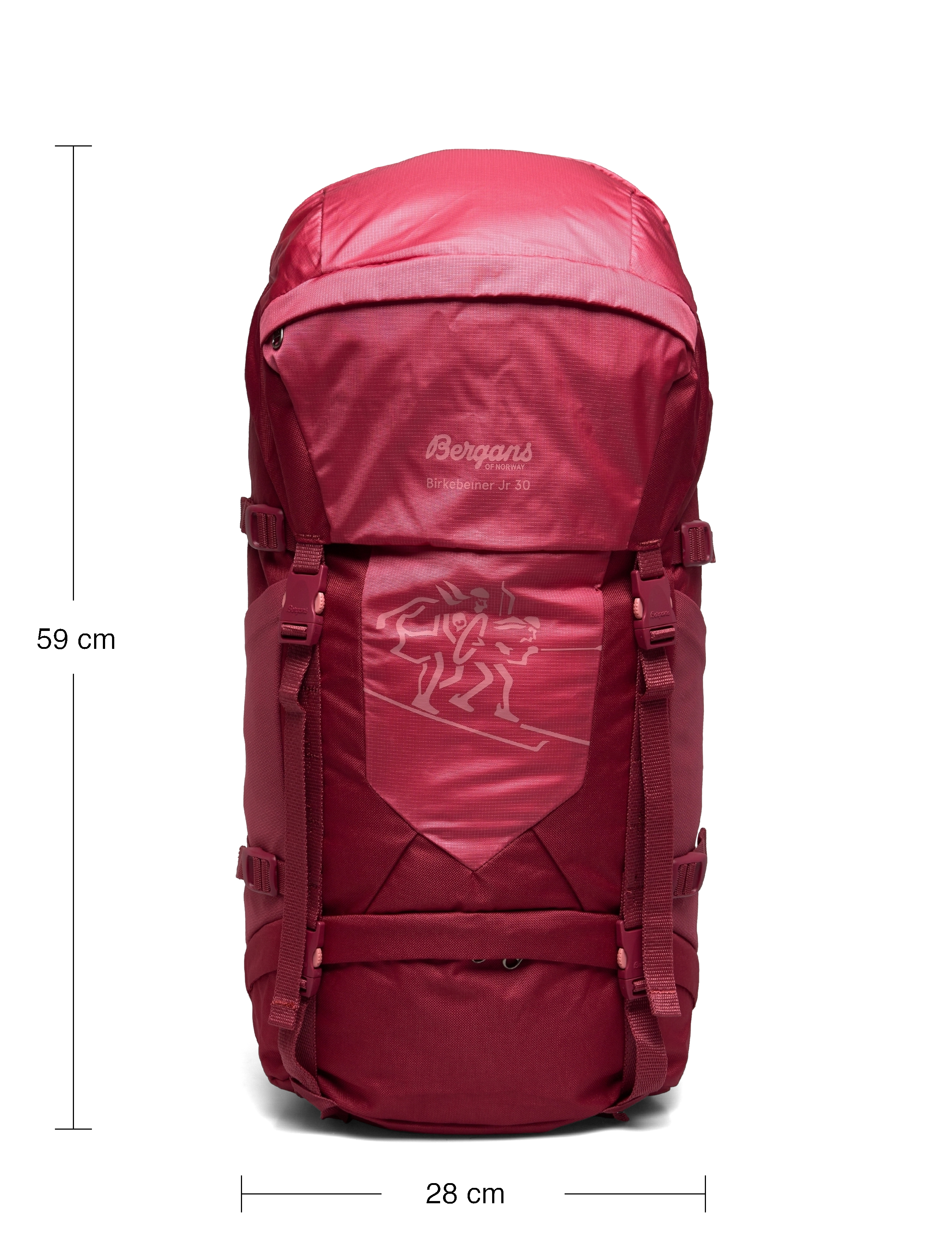 Bergans - Birkebeiner Jr 30 - dark creamy rouge/creamy rouge - 4