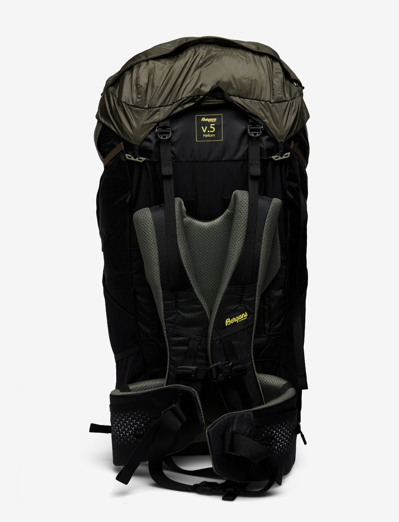 Bergans - Helium V5 W 55 Green Mud/Black/Pineapple 55L - green mud/black/pineapple - 1