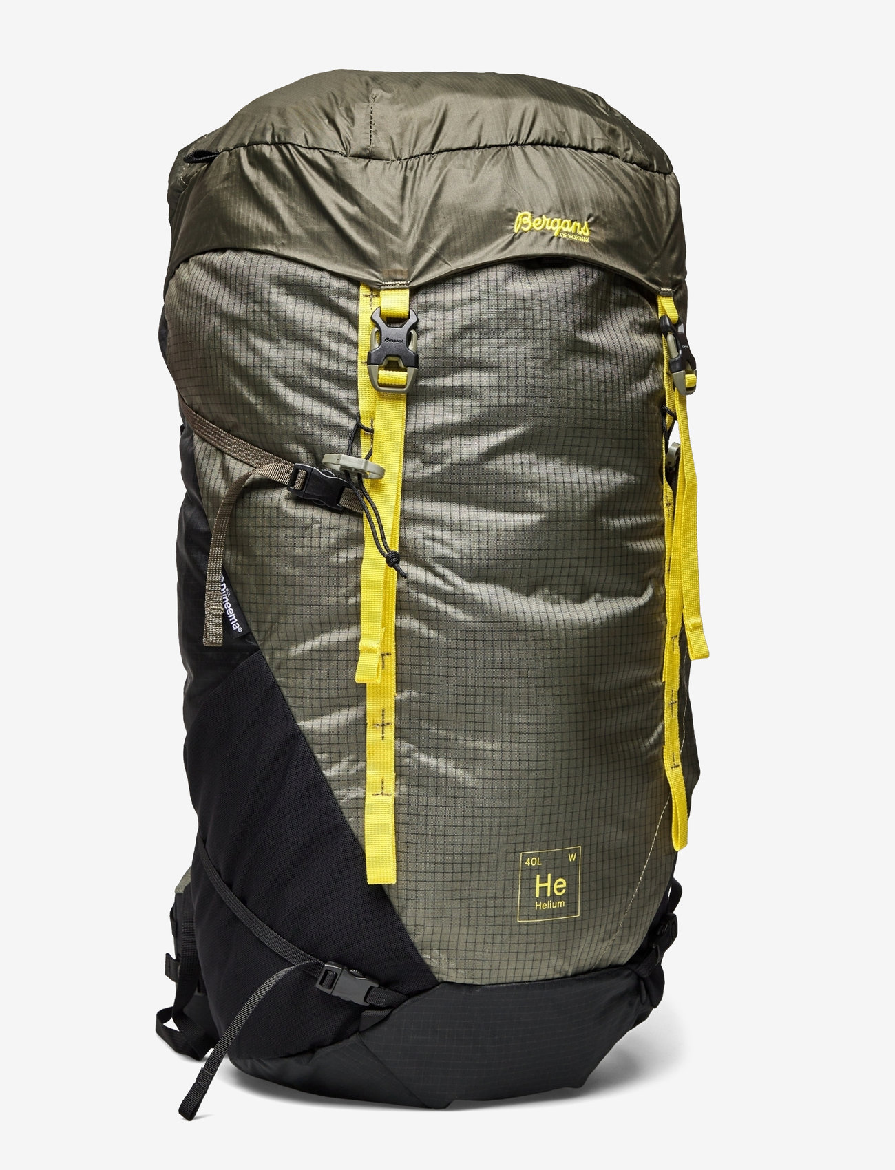 Bergans - Helium V5 W 40 Green Mud/Black/Pineapple 40L - green mud/black/pineapple - 2