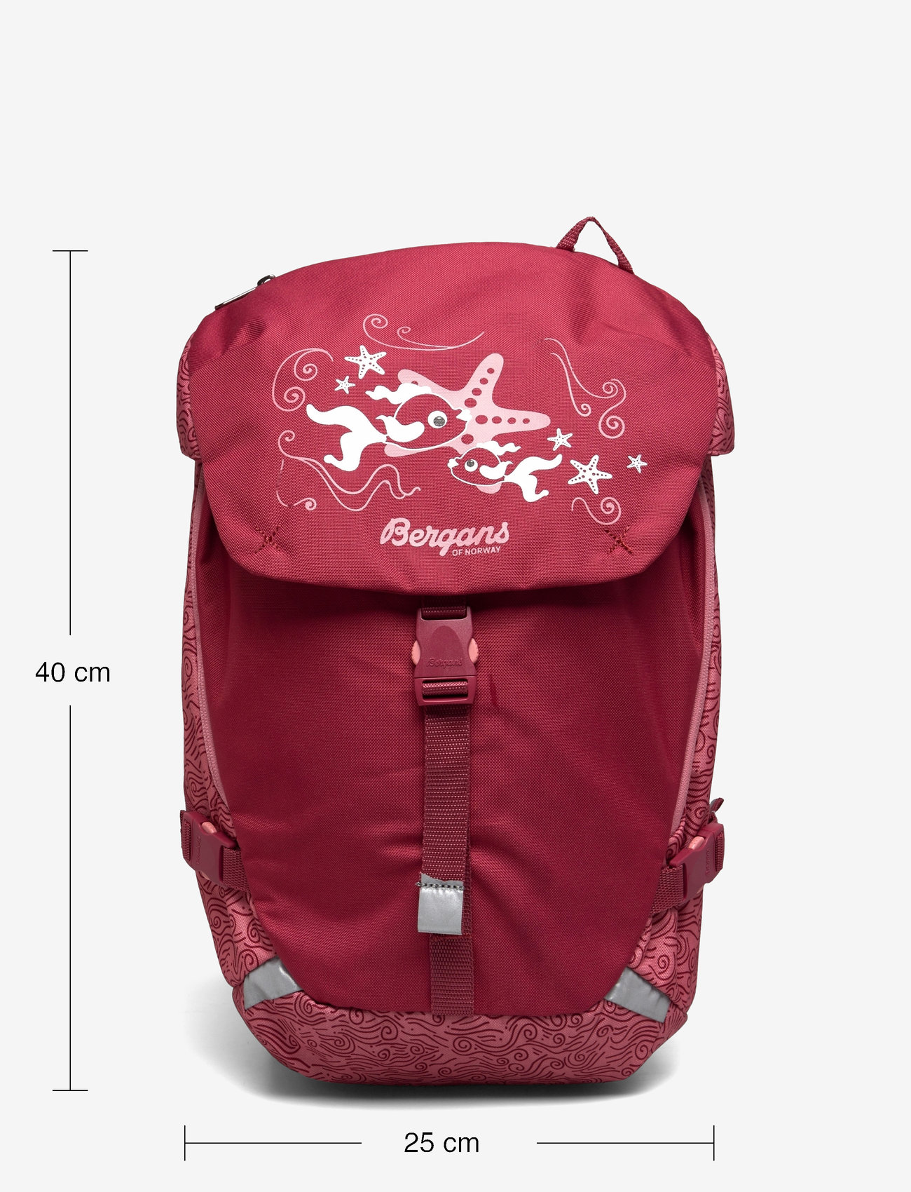 Bergans - Aksla 24 Lid Dark Riviera Blue Topo 24L - creamy rouge waves - 4