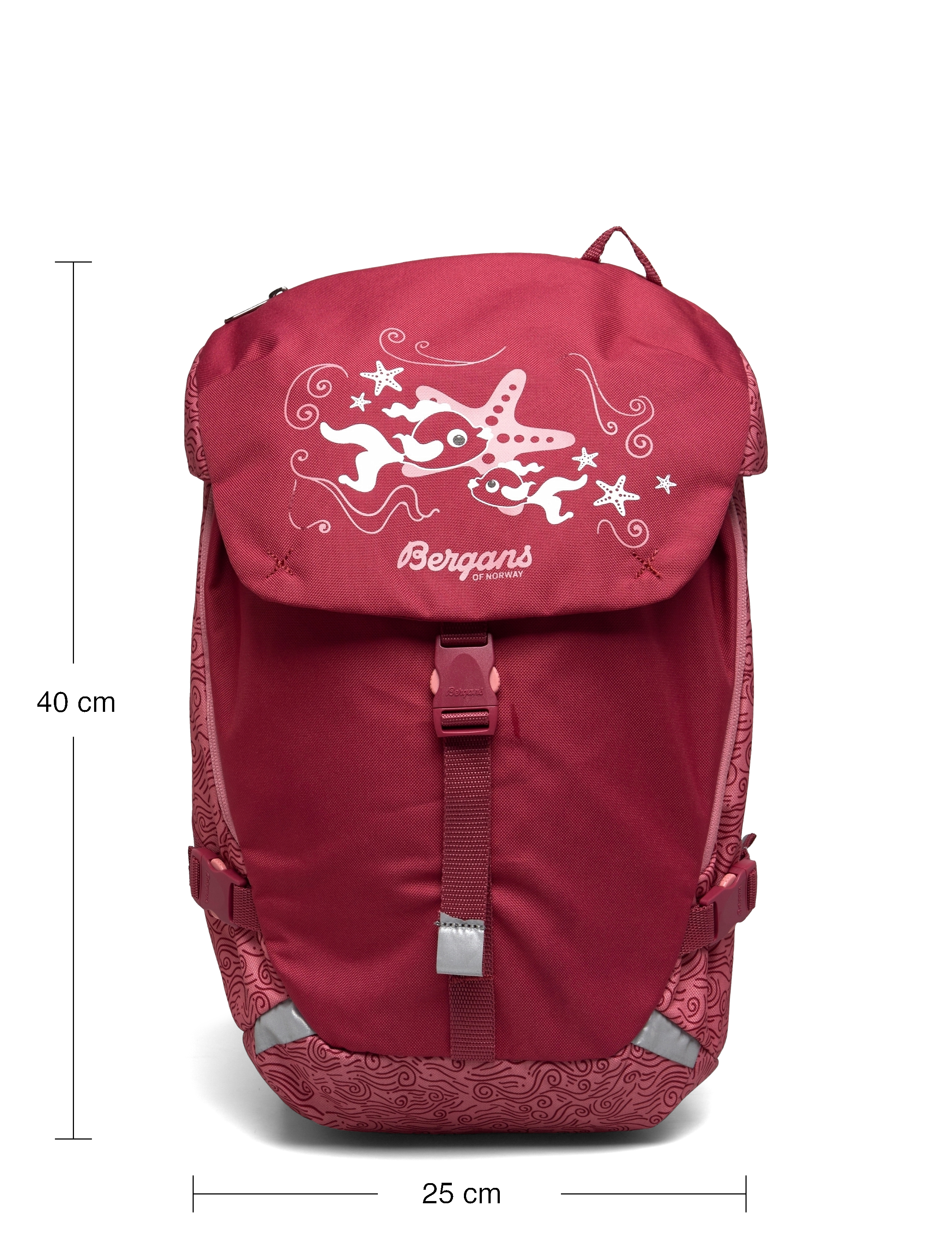 Bergans - Aksla 24 Lid Dark Riviera Blue Topo 24L - creamy rouge waves - 4