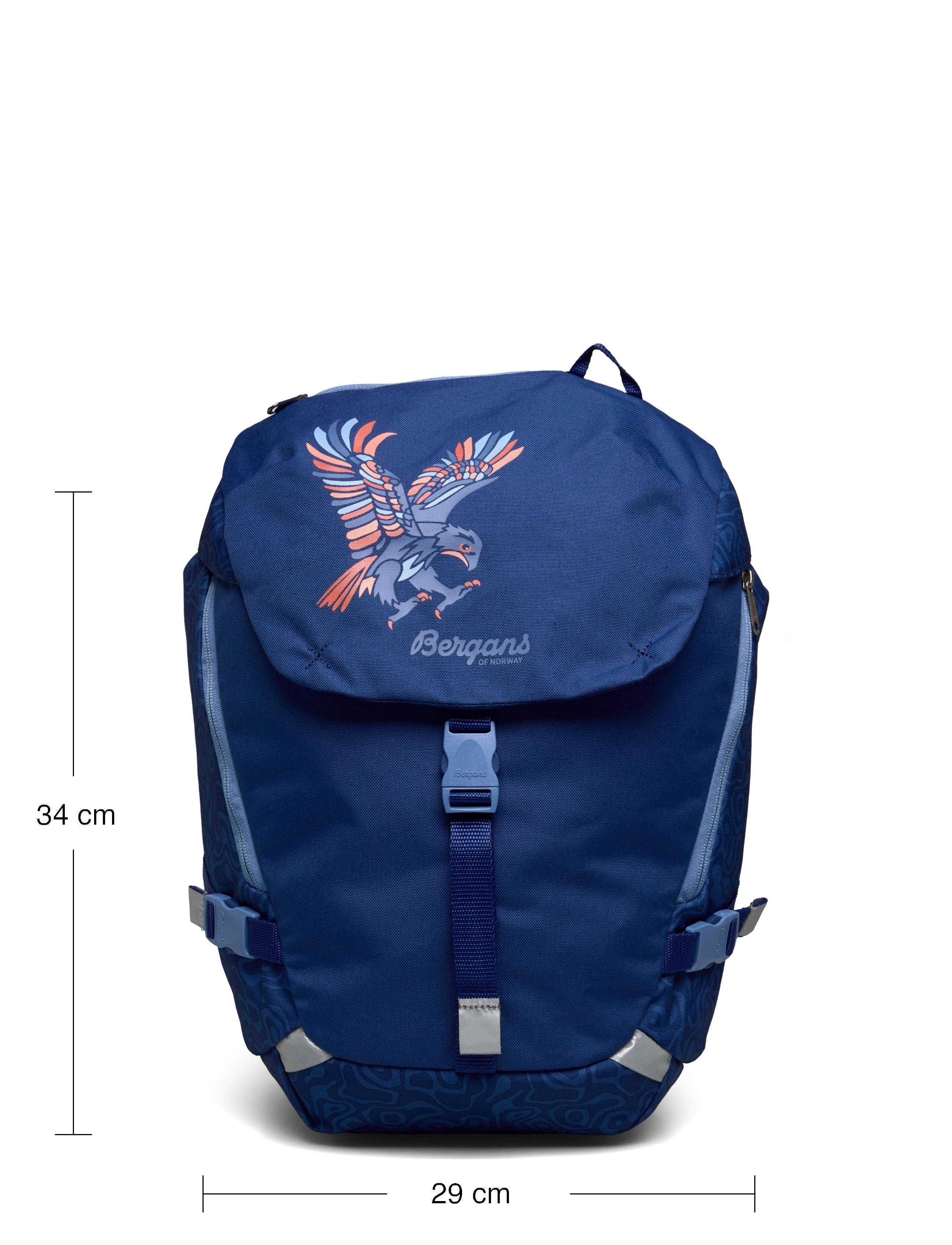 Bergans - Aksla 24 Lid Dark Riviera Blue Topo 24L - dark riviera blue topo - 4