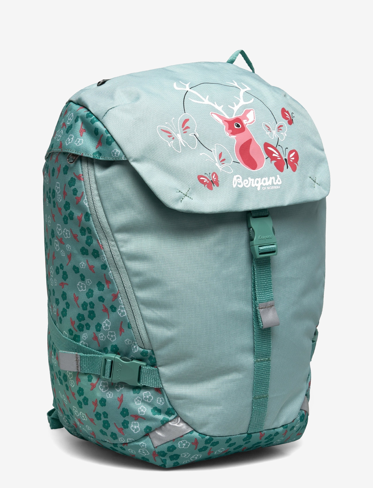 Bergans - Aksla 24 Lid Dark Riviera Blue Topo 24L - misty forest flowers - 2